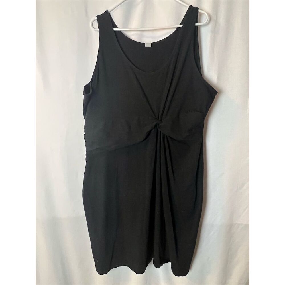 Old Navy Women's Plus 3X Black Tank Dress Knee Length Casual Sleeveless